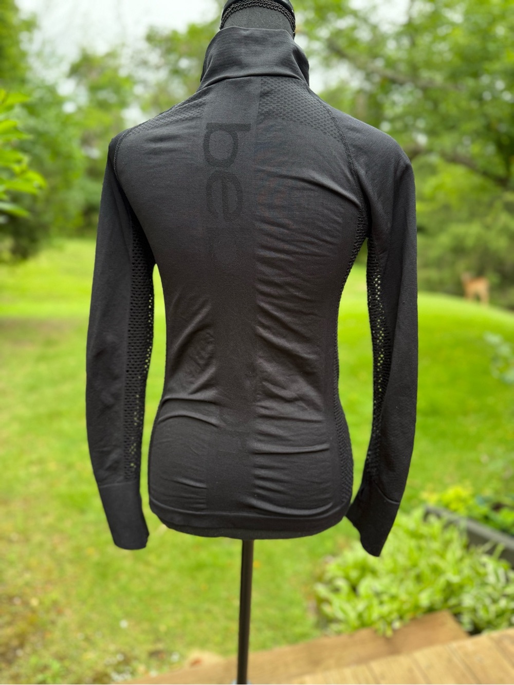 Women’s Black Zip-Front Active Jacket Bebe brand size S pre-owned with free gift - Picture 12 of 16
